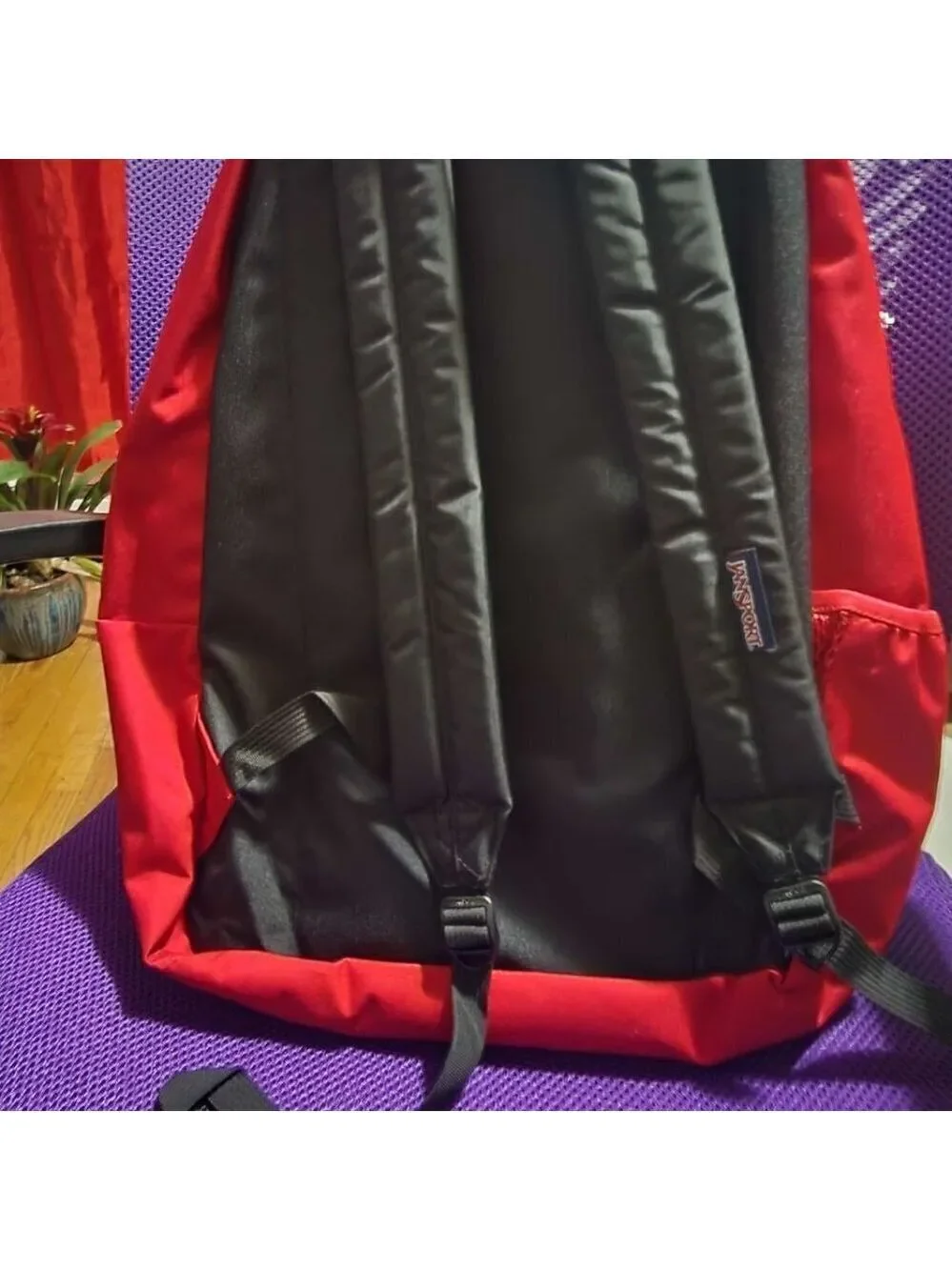 Brand New   Jansport Crosstown Red Tape Bookbag